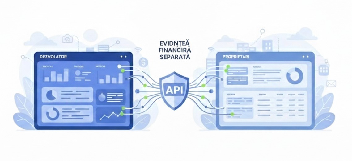 Integrare API contabilitate dezvoltatori - evidenta separata proprietari